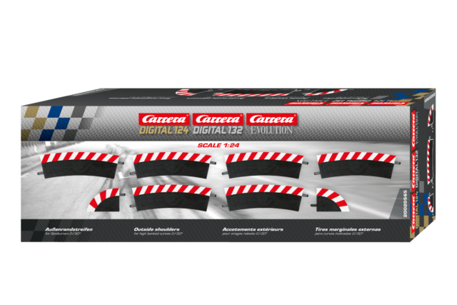 Carrera 2/30 Degree High Banked Curve 20575 With Outside Shoulders 20565 for sale online | eBay