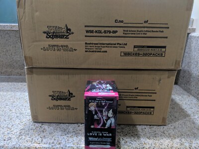 Weiss Schwarz Kaguya-Sama Love Is War Booster Box 20 Packs Fresh Case  English