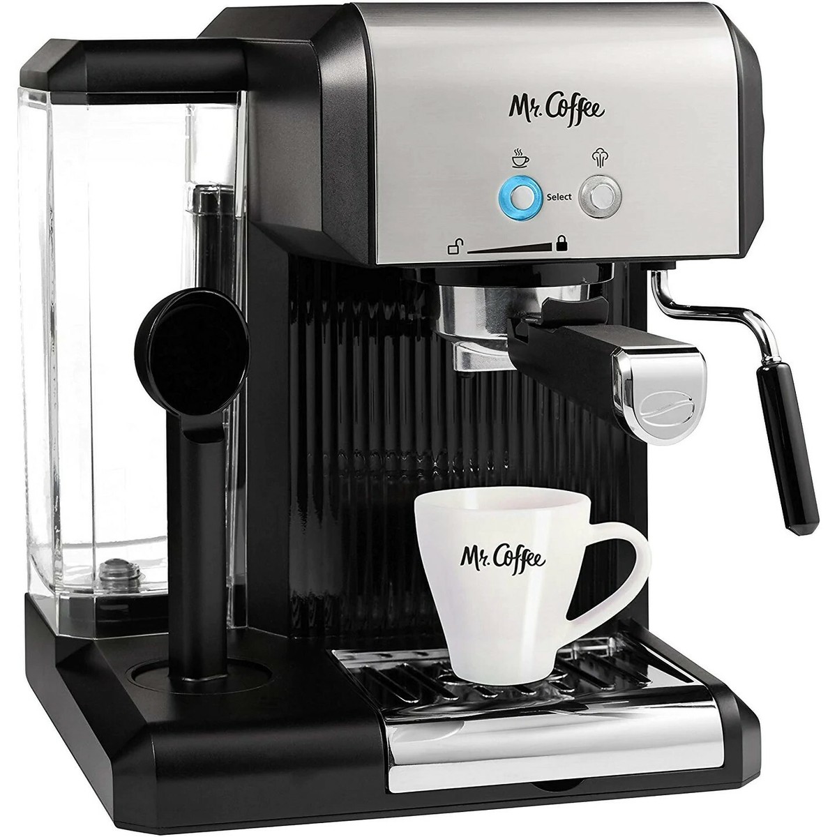 Mr. Coffee Steam Automatic Espresso and Cappuccino Machine bvmc