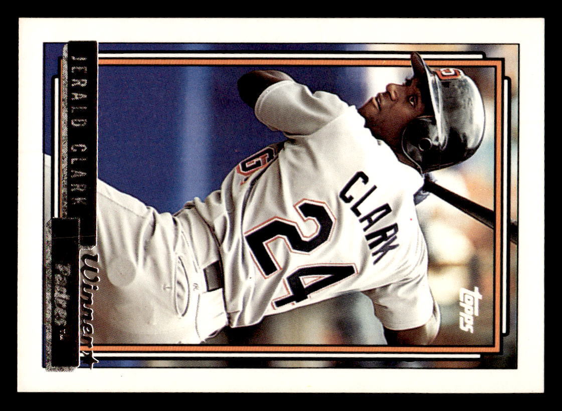 1992 Topps #749 Jerald Clark Gold Winners
