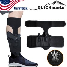 Concealed Carry Ankle Gun Holster Leg Pistols Holder Pouch with Magazine Pocket