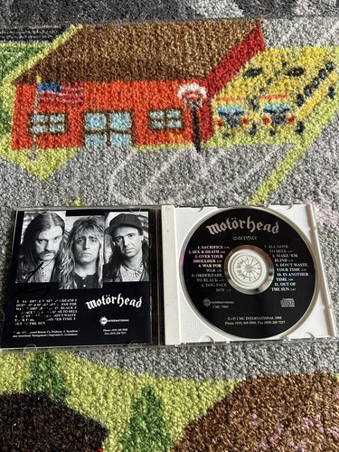 Motörhead Sacrifice Rare HTF Cd Signed All 4 Members - Picture 3 of 5