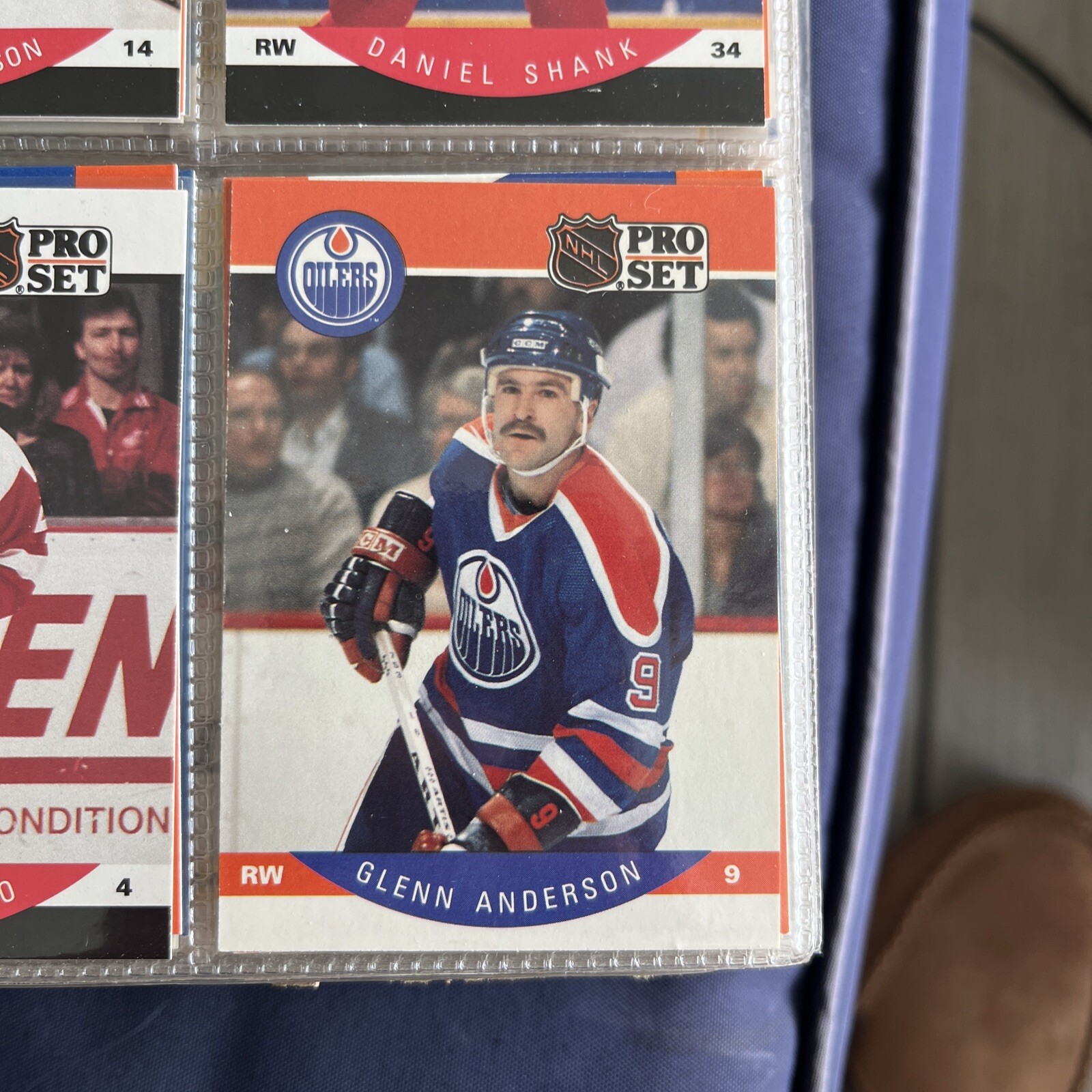 1990-91 Pro Set #81 Glenn Anderson Edmonton Oilers