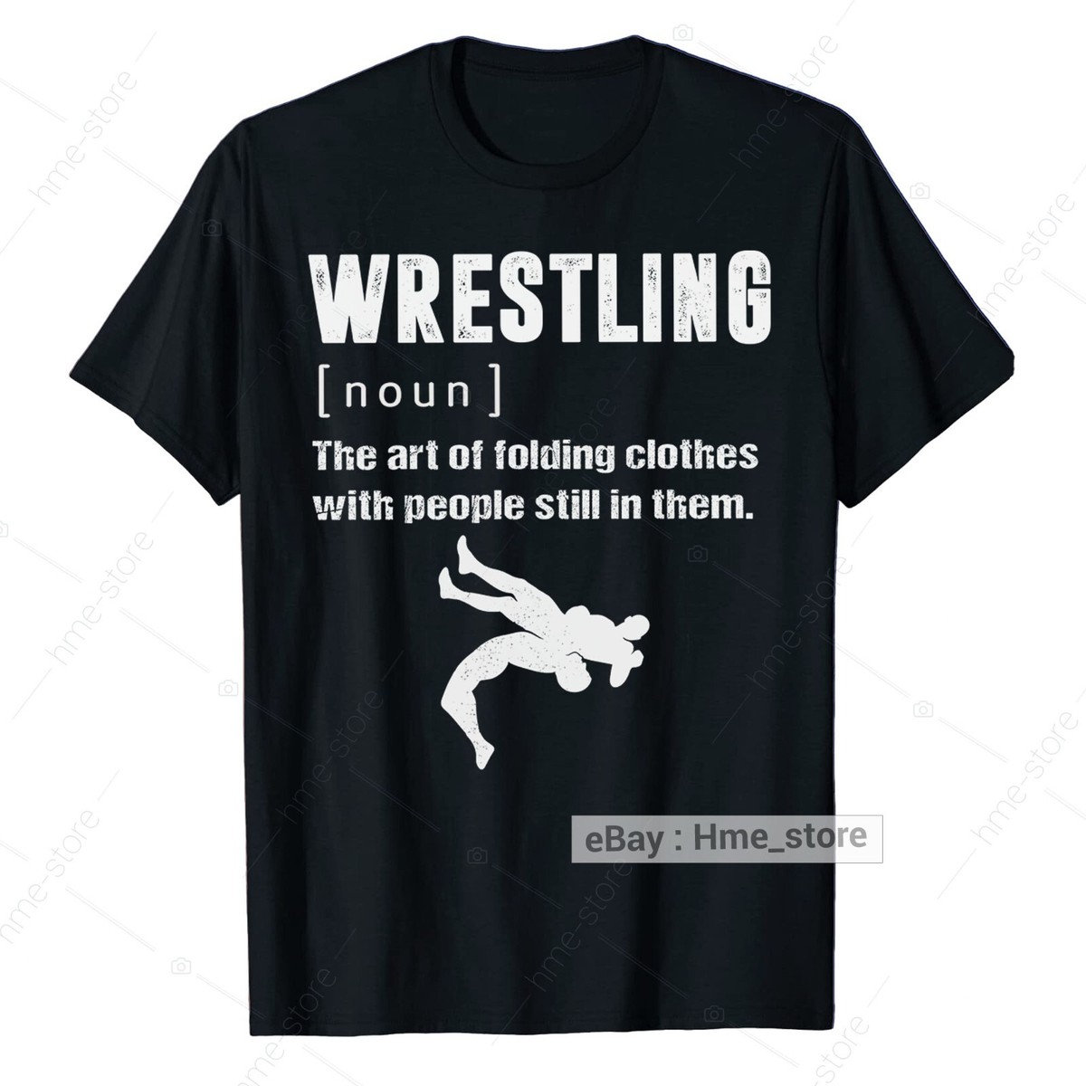 Funny Definition Wrestling Lover Wrestler T-Shirt Wrestle Fighter