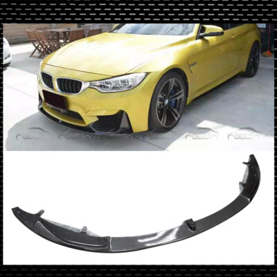 Carbon Fiber For BMW F82 F83 F80 M3 M4 2014-2020 Front Bumper Lip Lower Spoiler 