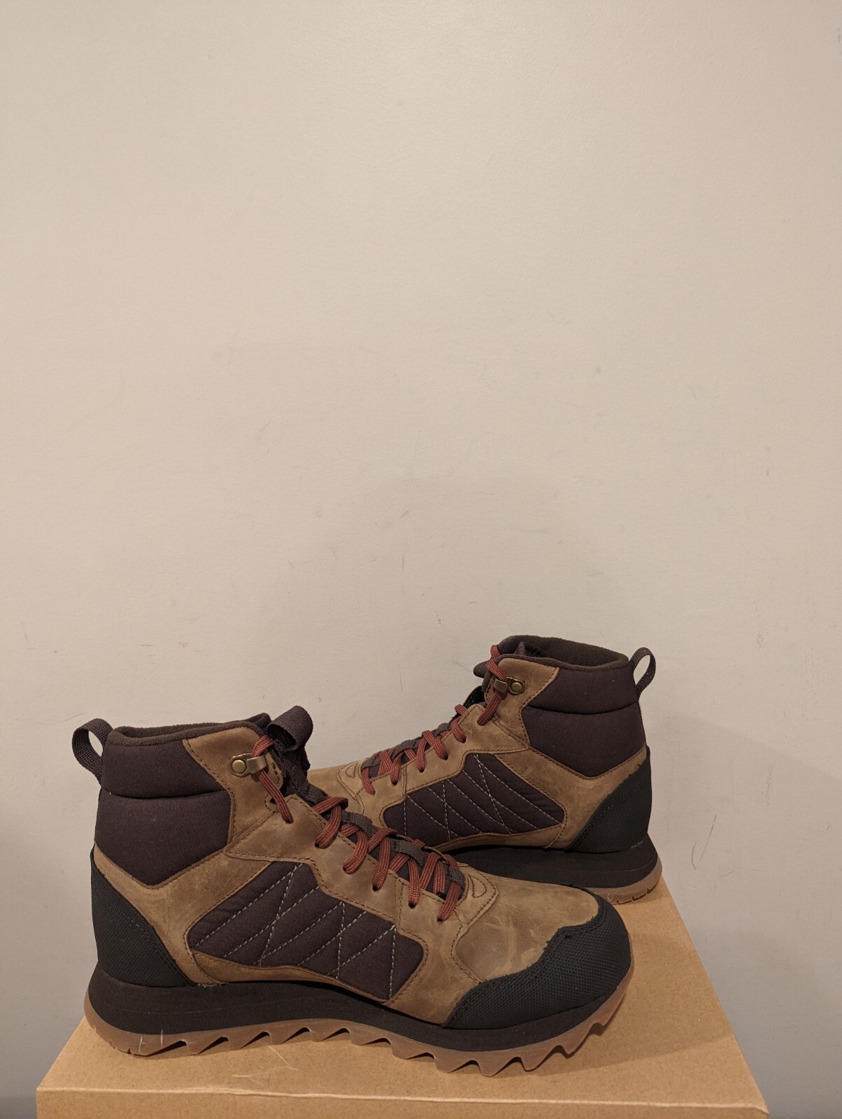 Stivali impermeabili da uomo Merrell Alpine medio polari taglia 11 nuovi con scatola