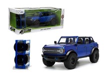 Jada 1:24 JT W/RACK 2021 Ford Bronco 33847 Opening doors.Wheel Rack & Tyres New.