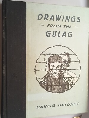 Vintage Olde Die Geschichte Zeichnung aus dem GULAG Grafik Danzig Baldaev selten 