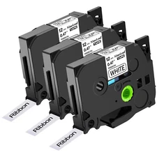 3PK TZe-R231 TZ-R231 TZe Ribbon Tape For Brother P-Touch H100 P910BT 12mm 0.47