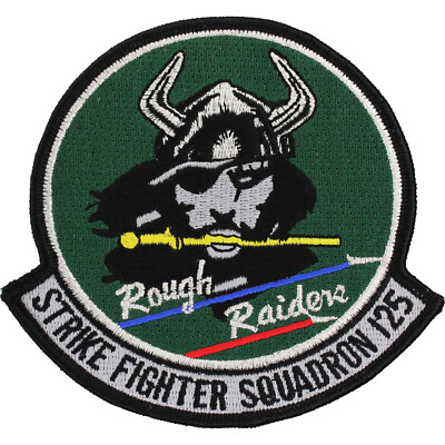 Navy Strike Fighter Squadron VFA-125 Patch ( 4 1/2'' Wide x 4 1/4'' High ) P1851