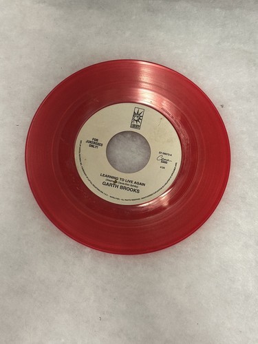 garth brooks “learning to live again / walking after midnight” Single 7” - 第 1/3 張圖片