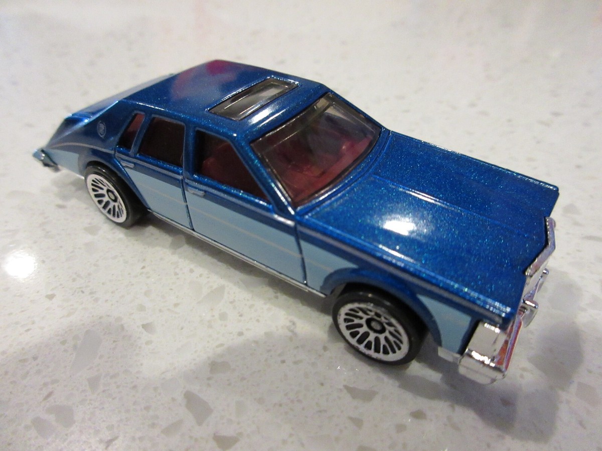 2011 Hot Wheels '82 Cadillac Seville BLUE HW The '80s Diecast Toy