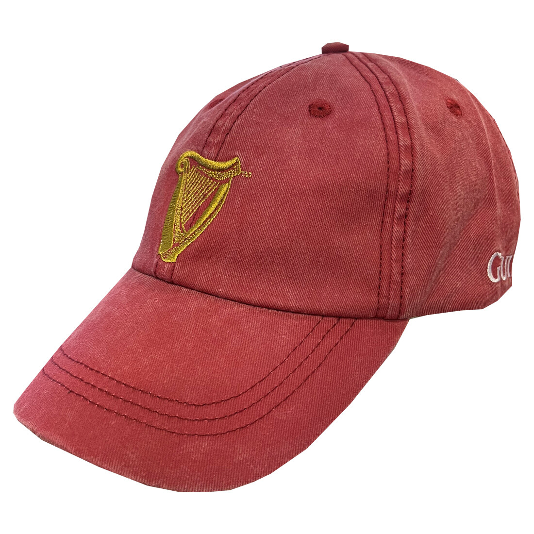 Traditional Craft Ireland Black Guinness Harp Washed Baseball Cap for Men