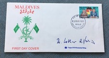 Maldivas 1991 - FDC Primer Día Carta de Presentación