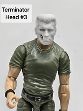3d Print Terminator Head#3 1:18 3 3/4" GI Joe 25th Anniversary B64