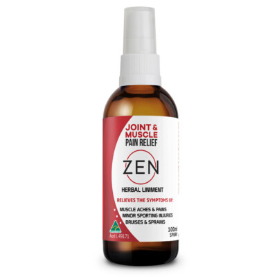 ZEN Herbal Liniment Joint & Muscle Pain Relief Arthritis Rheumatism Spray 100mL