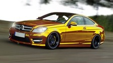 Cars mercedes benz c350 coupe Desk Mat Stitched
