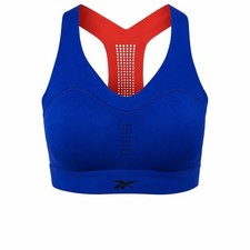 Image of REEBOK Women's Pure Move+ Blue Motion Sense Seasonal Sports Bra BNWT