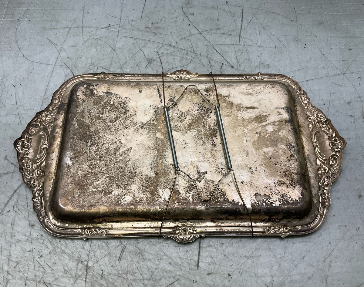Sheridan Silver Plated Engraved Serving Tray | eBay