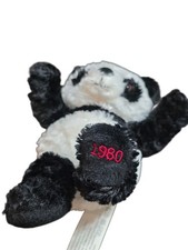Vintage-Style Animal Alley Panda Plush  2000 Toys R Us 1980 Embroidered Foot
