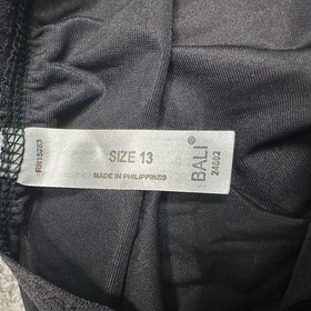 3 Pair Vintage Bali 24602 Black Nylon Satin High Cut Brief Panties Size 13 Panty