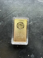 The Perth Mint 1 oz Gold Bullion Bar 0.9999 Fine (99.99% Pure) Australia 2225.00 per troy oz