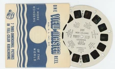 New Orleans Louisiana USA mid 1940's View-Master Single Reel 331
