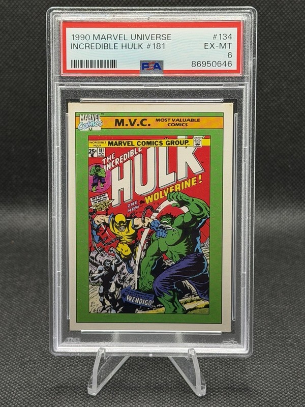1990 Marvel Universe Incredible Hulk 181