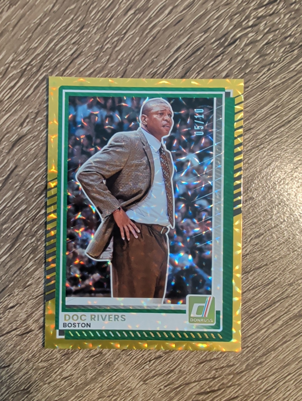 DOC RIVERS 2025-26 Panini Donruss Gold /10 Celtics #161
