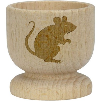 Eierbecher ''Scary Rat'' aus Holz (EC00024649)