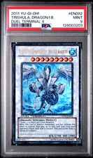 Trishula, Dragon of the Ice Barrier Yugioh DT04-EN092 Duel Terminal Ultra PSA 9