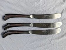 Rogers Co Dinner Knives Pistol Grip Handle 9 1/2” Made In Korea Lot Of 3 (#1#)