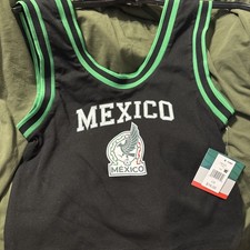 Mexico Sleeveless Jersey Small size lg Shirt Black Muscle Tank NWT