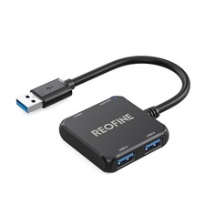 USB 3.0 Hub, 4 Port USB Hub Splitter,Portable USB Adapter Mini Multiport Expa...