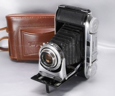 CLEAN* Voigtländer Bessa II w Apo-Lanthar 105mm f4.5 6×9 folding