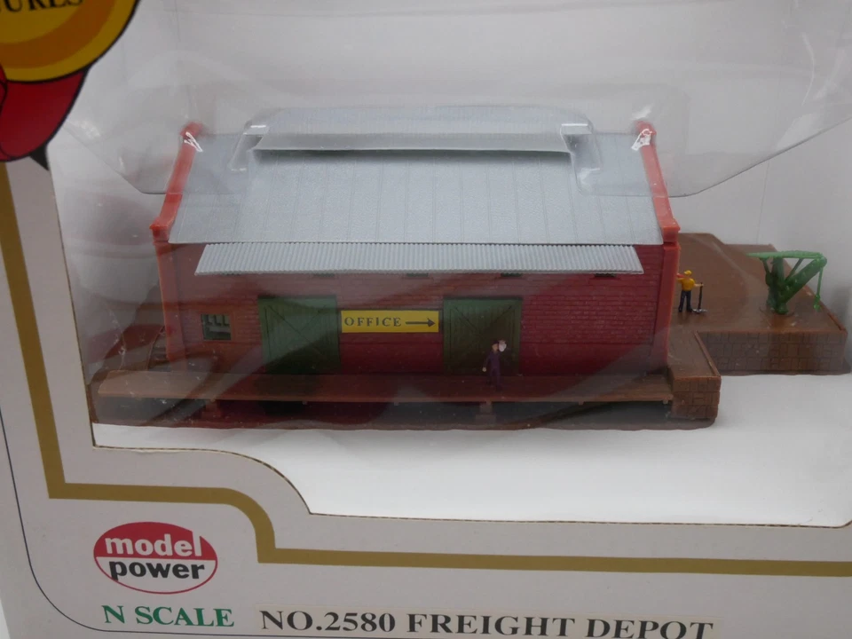 Model Power N SCALE #2580 FREIGHT DEPOT NIB - Image 2 of 4