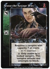 Sense the Savage Way New Blood V:TES VTES Vampire CCG