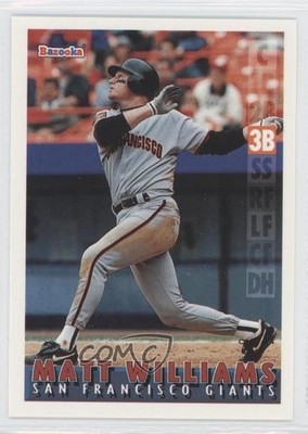 1995 Topps Bazooka Matt Williams #64 0q5