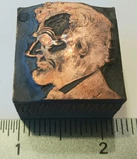 Abraham Lincoln Letterpress Cut 