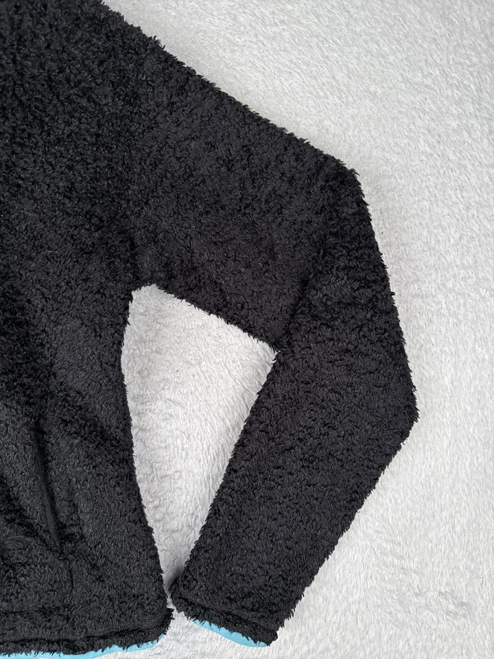 Mountain Hardwear Sweater Womens Medium Black Monkey Fur Polyester Fleece Hoodie - Image 2 of 4