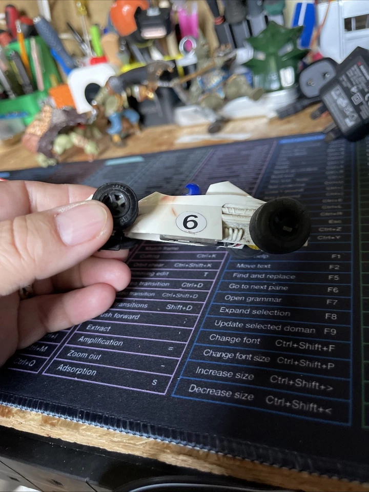 Scalextric C120 White Brabham BT44B Slot Car Untested - Image 2 of 4