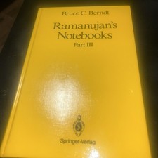 Ramanujan's Notebooks: Part III by Bruce C Berndt: