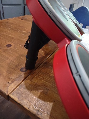 Xbox One Rock Band 4 Target esclusivo pacchetto rosso Fender batteria chitarra wireless - Foto 23 di 24