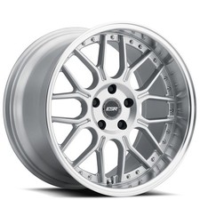 F18x8.5r18x9.5 Staggered Esr Wheels Cs18 Hyper Silver Jdm Style Rims