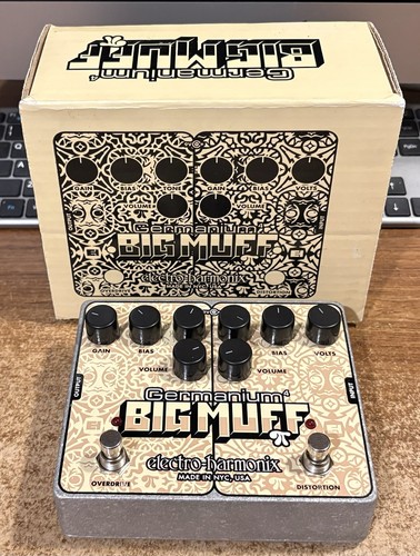 ELECTRO-HARMONIX Big Muff Pi GERMANIUM Guitar Effects Pedal w/BOX Excellent!