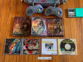 Victor V-Saturn RG-JX2 console system RG-CP6 pads RG-VC2 video cd vcd card sega