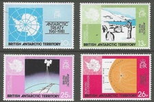 British Antarctic Territory # 82 - 85 MNH Flawless Cmplt Set ('25 SCV $1.85)