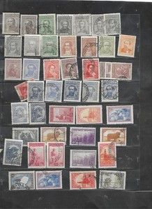 ARGENTINA-COLLECTION-MIXED PERIODS-SOME AIRS-MANY BETTER-M-U-F-VF-#62