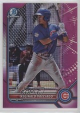 2022 Bowman Chrome Prospects Fuchsia Refractor 164/199 Reginald Preciado 0q4s