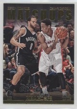 2014-15 NBA Hoops Matchups Deron Williams DeMar DeRozan #6 g9z